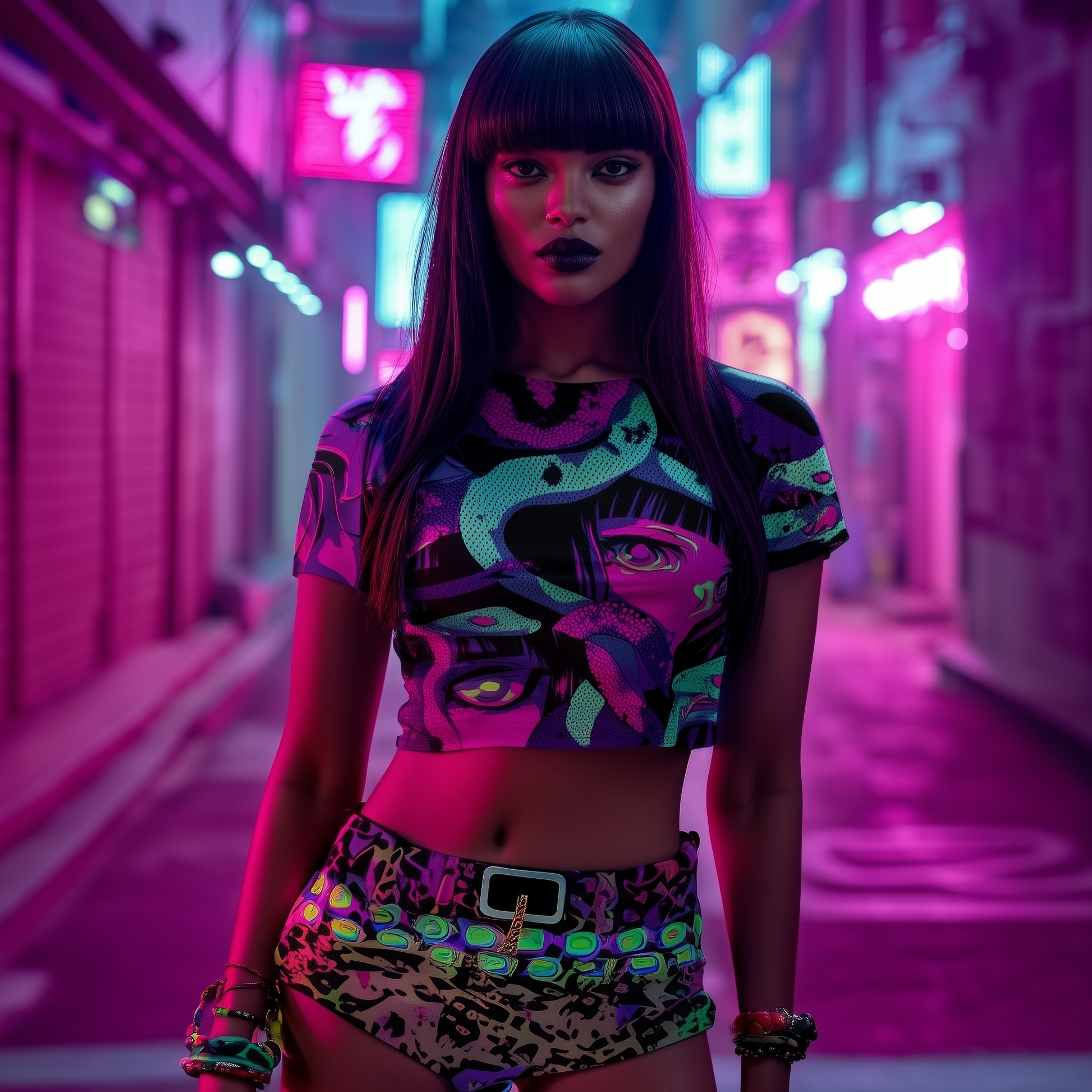 EYES ON YOU – CROP TEE