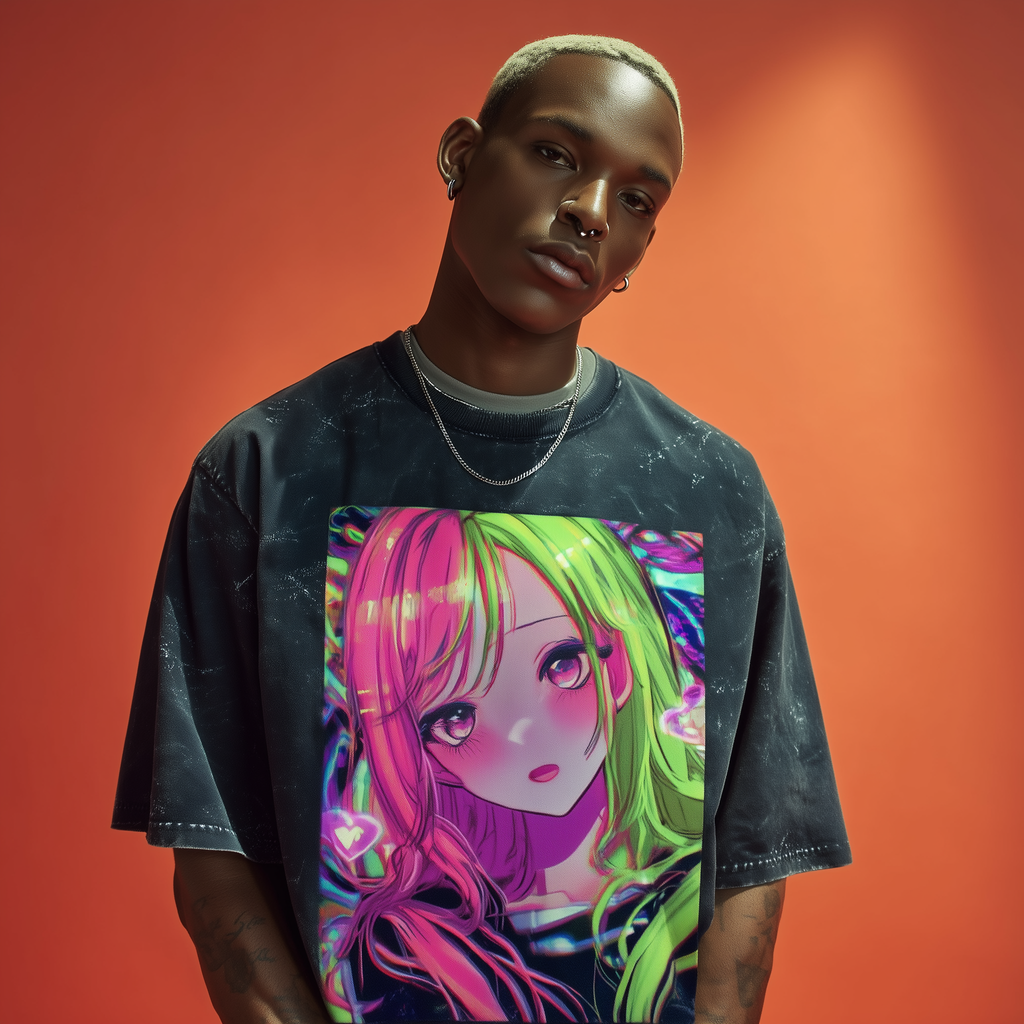Senpai’s Sweetheart Unisex Acid Washed Oversized Tee