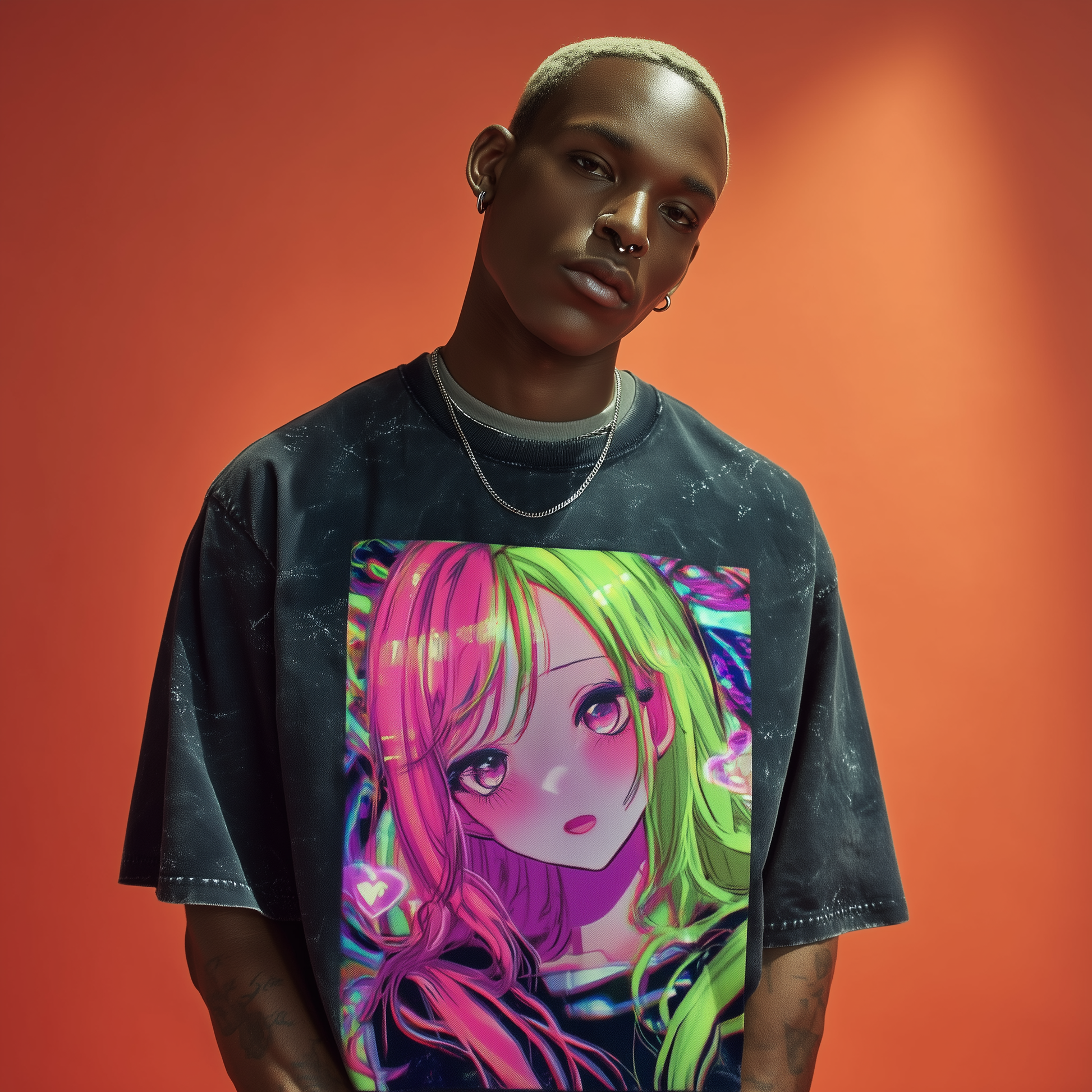 Senpai’s Sweetheart Unisex Acid Washed Oversized Tee