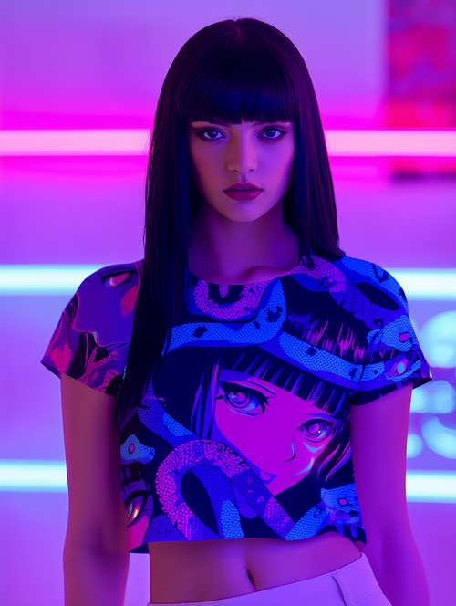 EYES ON YOU – CROP TEE