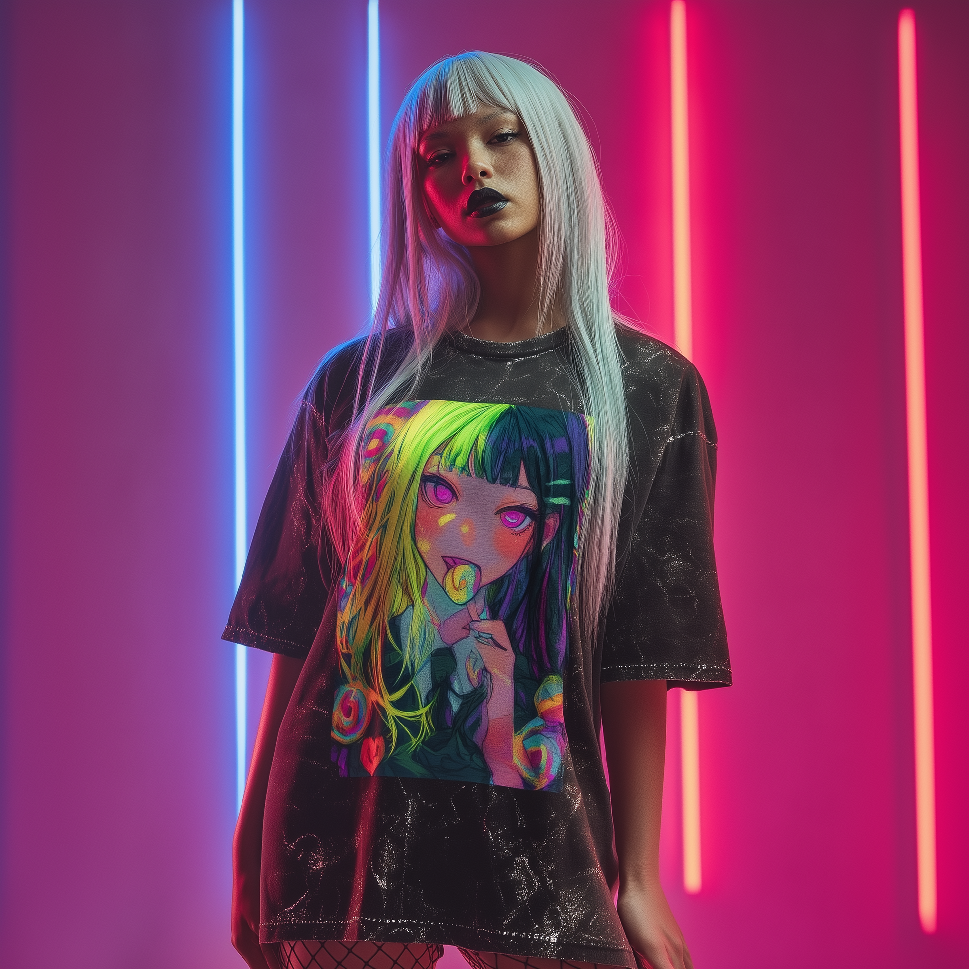 Unisex Psycho Pop Oversized Tee