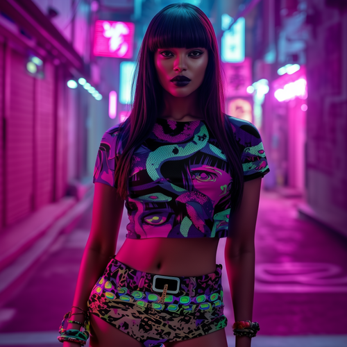 EYES ON YOU – CROP TEE