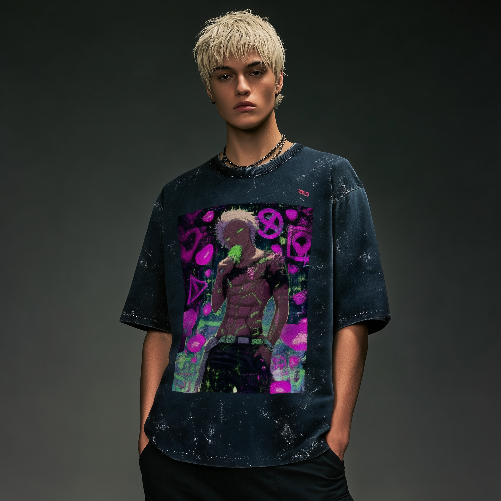 💚 SWEET POISON – Unisex Acid Washed Oversized Tee